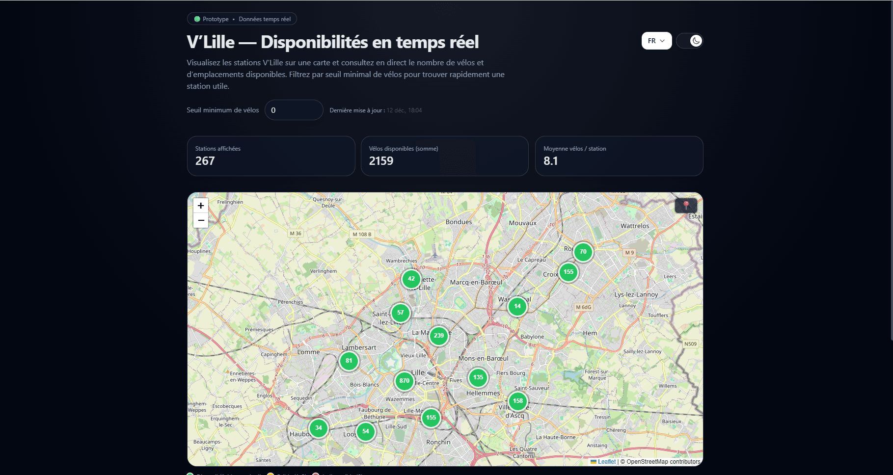 Aperçu V’Lille Explorer
